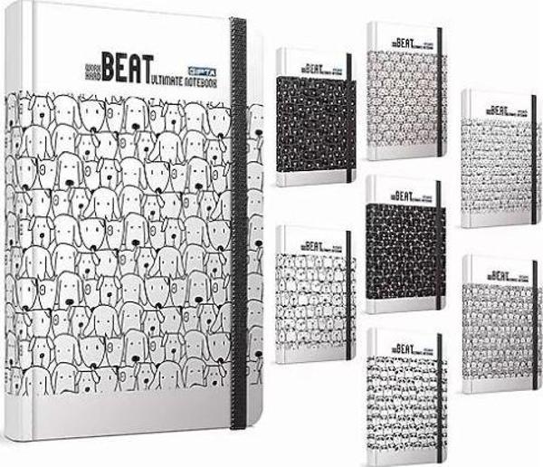 Beat İplik Dikiş Sert Kapak Defter 19x26 120 Yaprak Kareli (4226) Gıpta - Image 1