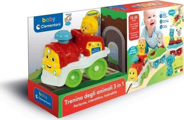 17848 Baby Clementoni - Bebek Hayvanlar Treni +9 Ay - Image 1