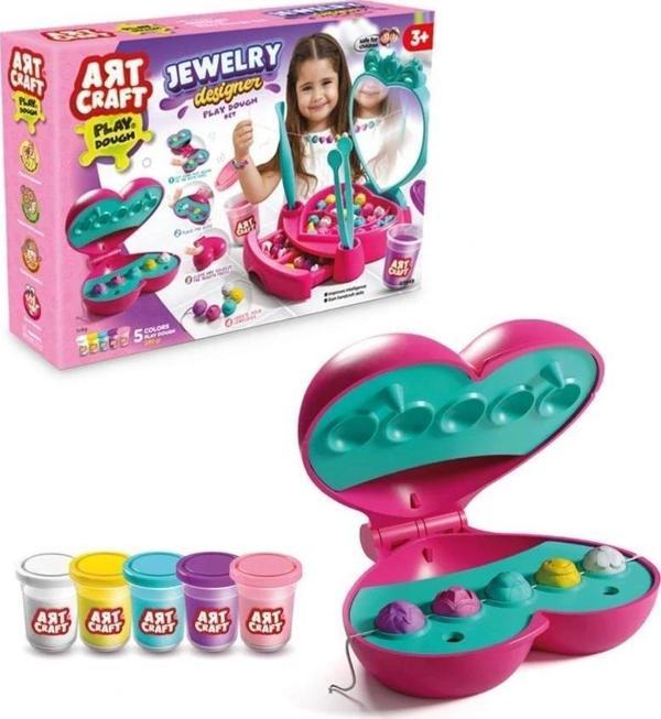 Nessi World 03849 Takı Tasarla Hamur Seti 280 gr -Fentoys - Image 1