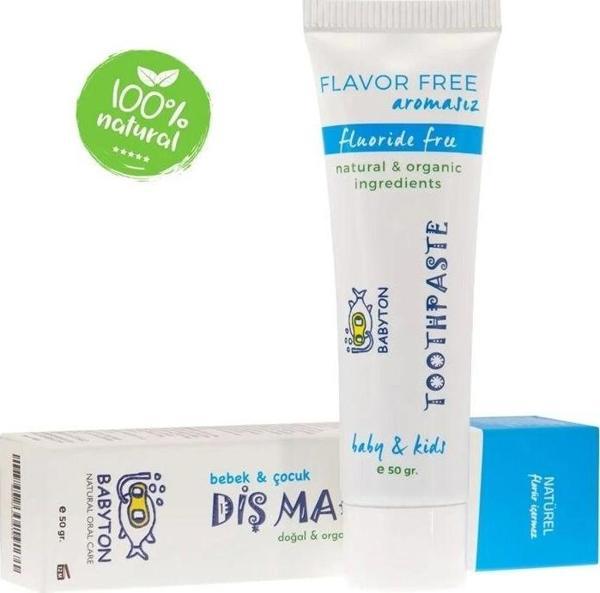 Babyton Organik Doğal Natural Diş Macunu 50 Gr - Image 1