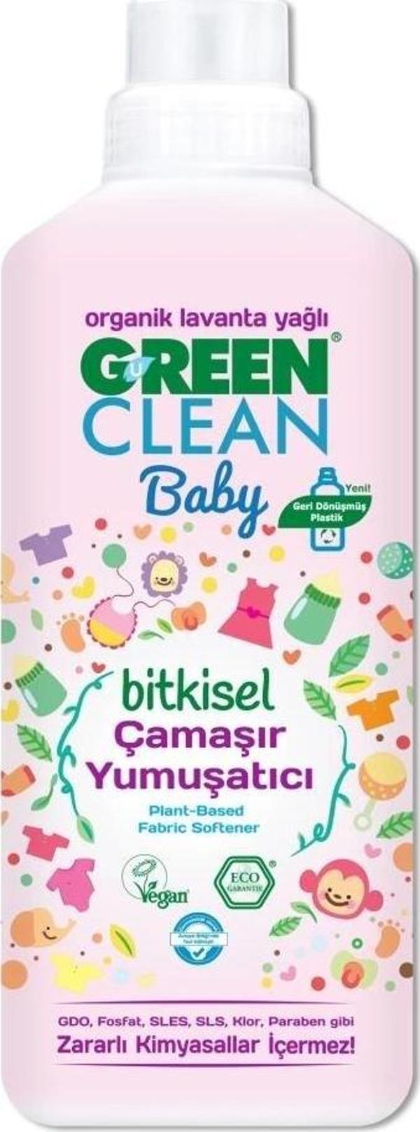 Green Clean Baby Bitkisel Çamaşır Yumuşatıcı 1000 Ml - Image 1