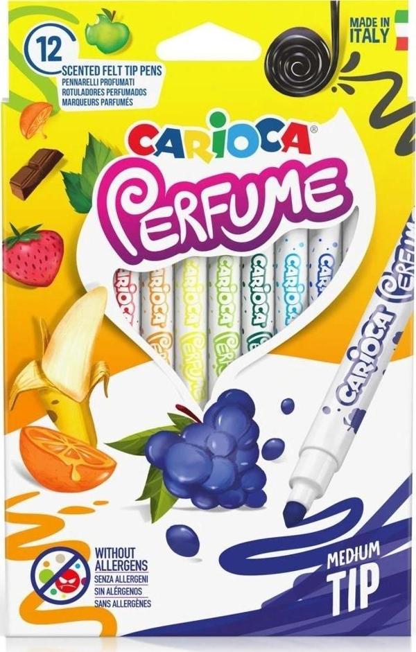 Nessiworld Carioca Kokulu Keçeli Boya Kalemi 12'Li - Image 1