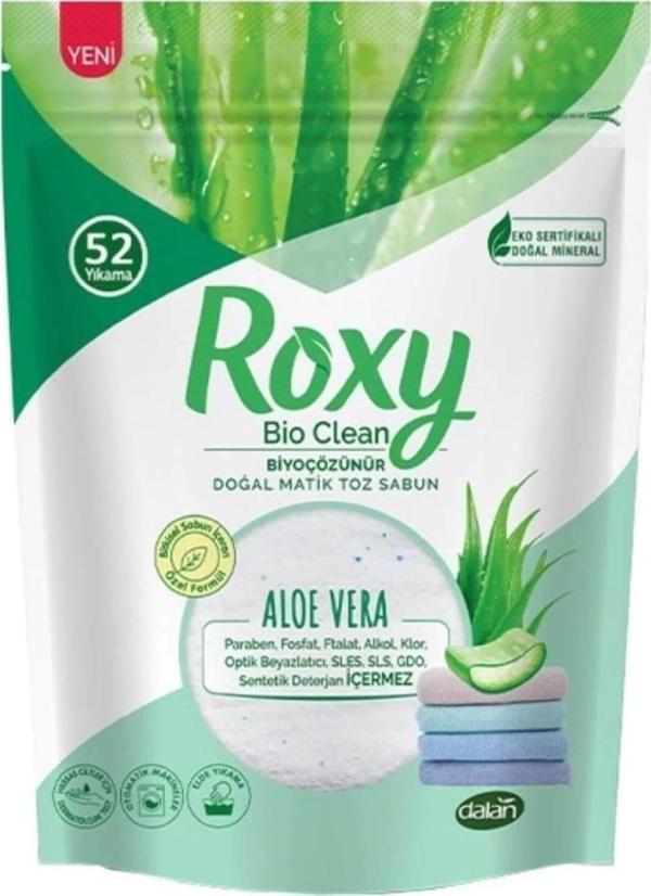 Roxy Bio Clean Doğal Matik Toz Sabun Aloe Vera 1600 Gr - Image 1