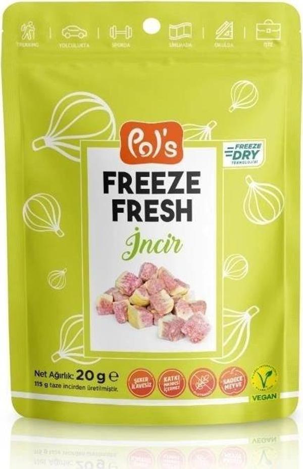 Nessiworld Pol’s Freeze Fresh Dondurularak Kurutulmuş İncir 20 g - Image 1