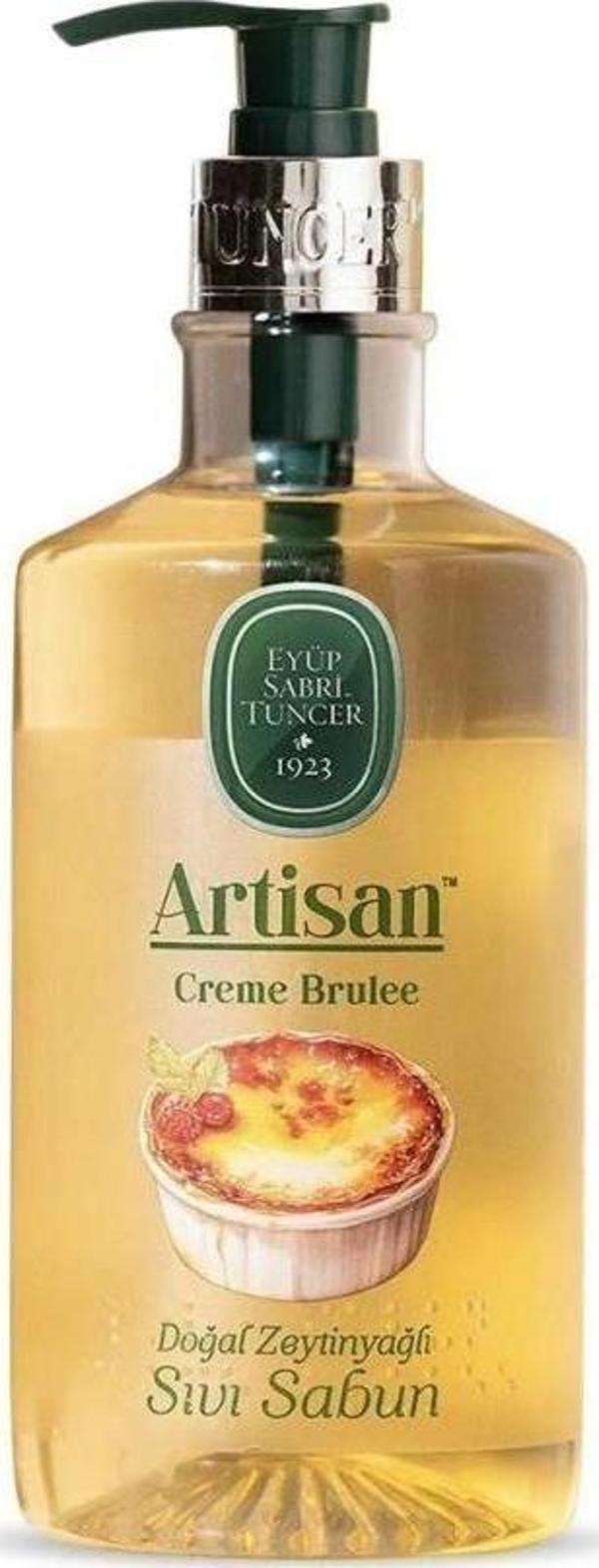 Eyüp Sabri Tuncer Artisan Doğal Zeytinyağlı Sıvı Sabun 600 Ml Creme Brulee - Image 1