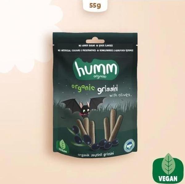 Nessiworld Humm Organik Vegan Zeytinli Grissini 55 Gr - Image 1