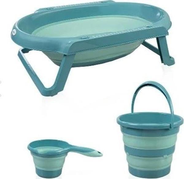 Katlanır Banyo Küvet Seti 765 Turkuaz - Image 1