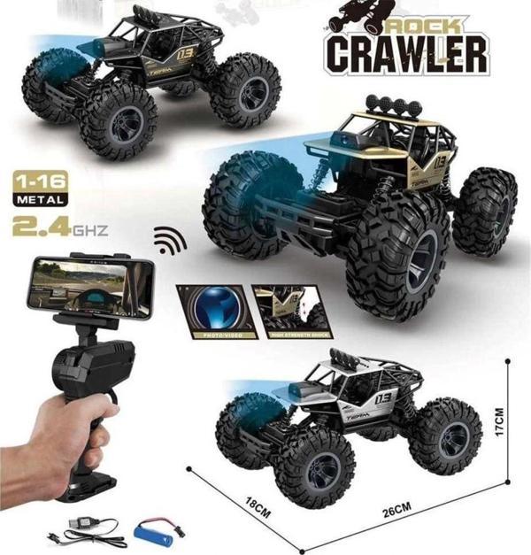 2095 1 16 4X4 Wifi Kameralı Rock Crawler  -Gepettoys - Image 1