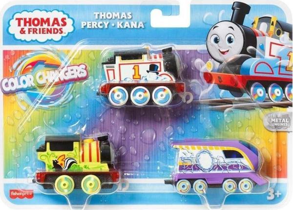 Hnp82 Thomas Ve Arkadaşları - Renk Değiştiren Küçük Trenler 3Lü Paket - Image 1