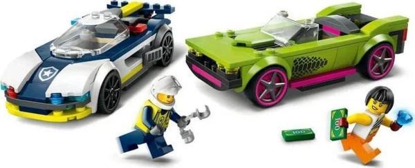 Nessiworld LEGO Police Car and Muscle Car Chase - Image 1