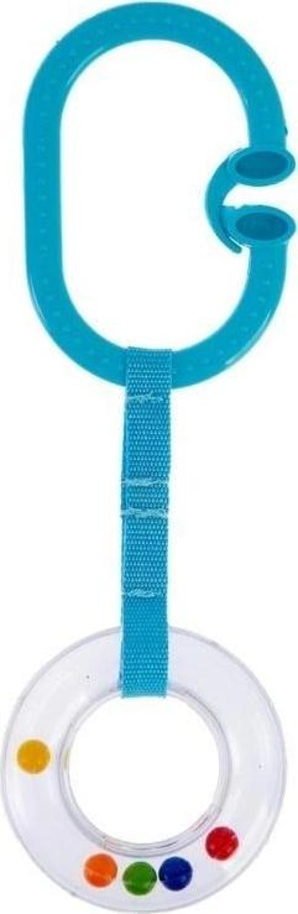 Babyjem Çıngıraklı Puset Halkası 876 Mavi - Image 1