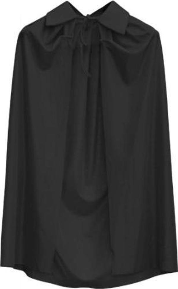 Siyah Renk Yakalı Çocuk Pelerin 90 Cm - Image 1