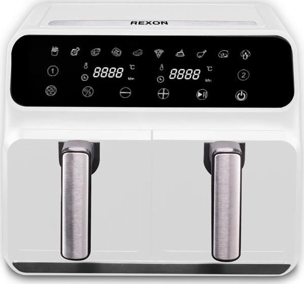 Rexon Dual-Cooker Aır Fryer Beyaz 4+4 8 Litre - Image 1