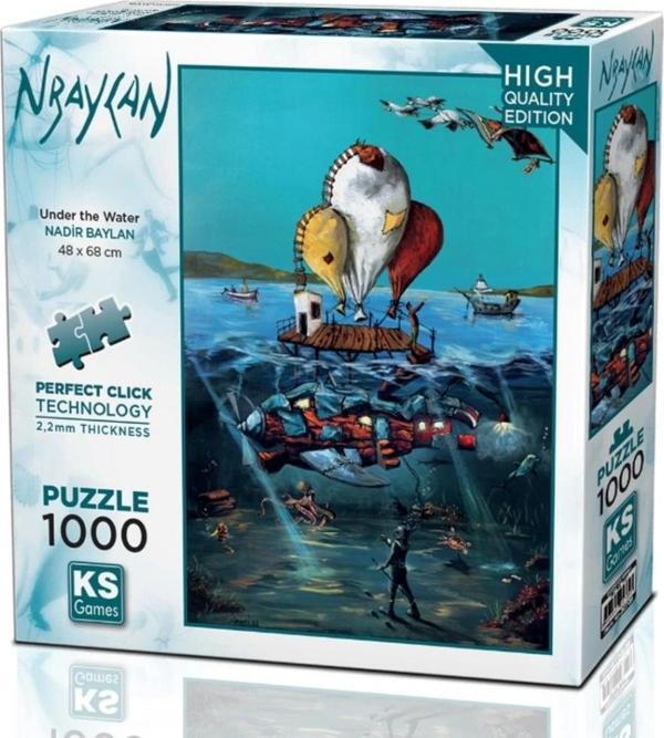 Ks Games Under The Water Puzzle 1000 Parça 20709 - Image 1
