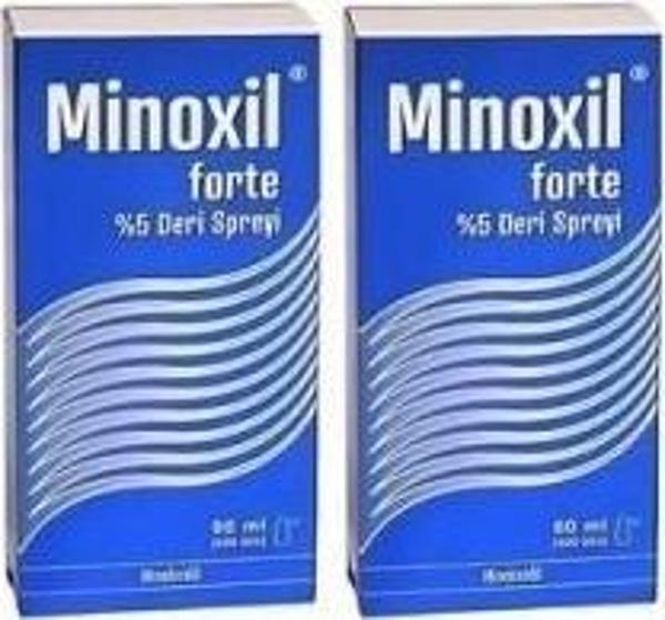 Minoxil Forte %5 Deri Spreyi 2'li Paket - Image 1