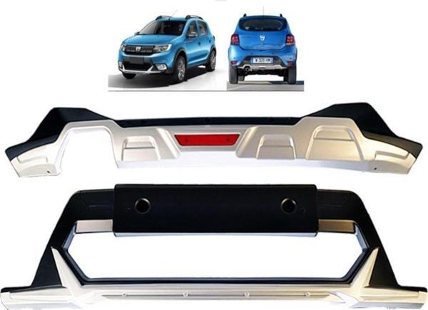 Dacia Sandero Uyumlu 2018 Ön Arka Difüzör - Image 1