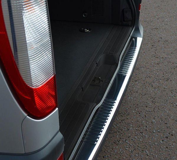 Mercedes Vito Uyumlu W639 Krom Arka Tampon Eşiği 2010-2014 - Image 1