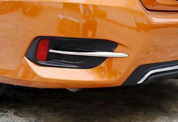 Honda Civic Uyumlu 2016 Fc5/S Krom Sis Farı Kenar Çıtası Ön Oem ABS - Image 1