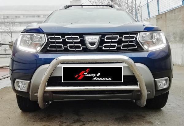 Dacia Duster Uyumlu 2 Yeni Kasa 2018 - Ön Koruma Barı U Model Borulu - Image 1