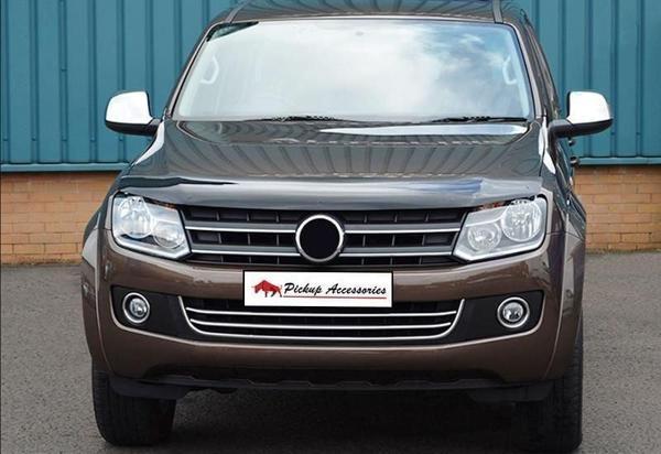 Volkswagen Amarok Uyumlu 2010 - Kaput Üzeri Koruma, Oem St., Parlak Siyah, Akril - Image 1