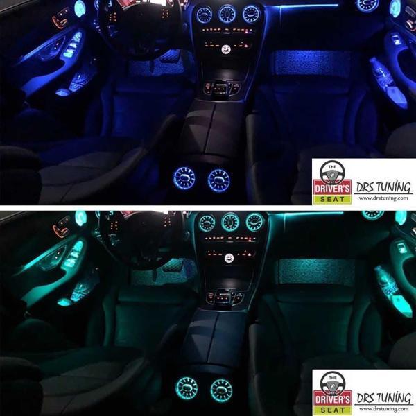 Mercedes C Uyumlu Serisi W205 64 Renk Ledli Hava Izgara - Image 1