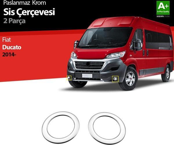 Fiat Ducato Uyumlu Krom Sis Farı Çerçevesi 2 Parça 2014 Üzeri - Image 1