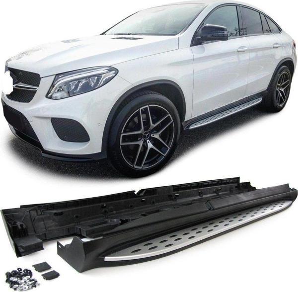 Mercedes W166 Uyumlu Gle Yan Basamak Marşpiyel Koruma 2015 Ve Sonrası - Image 1