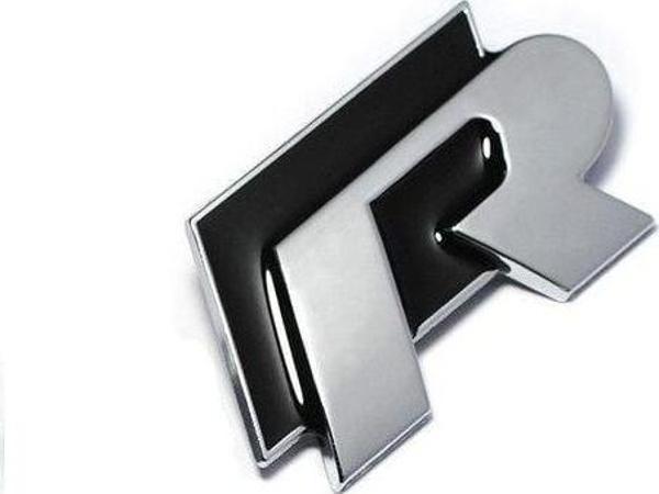 R Civatalı Ön Panjur Logosu-Siyah / Yacı154 - Image 1