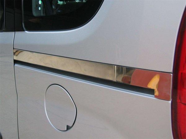 Opel Combo Uyumlu D Sürgülü Kapı Çıtası 2 Parça Krom 2012 Ve Sonrası - Image 1