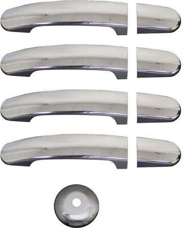 Ford Custom Uyumlu Kapı Kolu 4 Kapı Set 9 Parça Krom 2013 Ve Sonrası - Image 1
