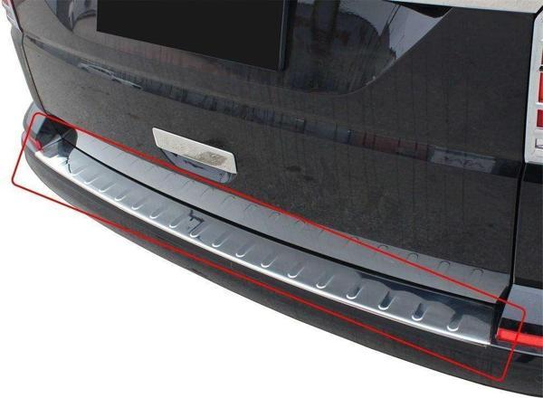 Volkswagen Caravelle Uyumlu T6 Arka Tampon Eşiği Krom (Formlu) 2015 Ve Sonrası - Image 1