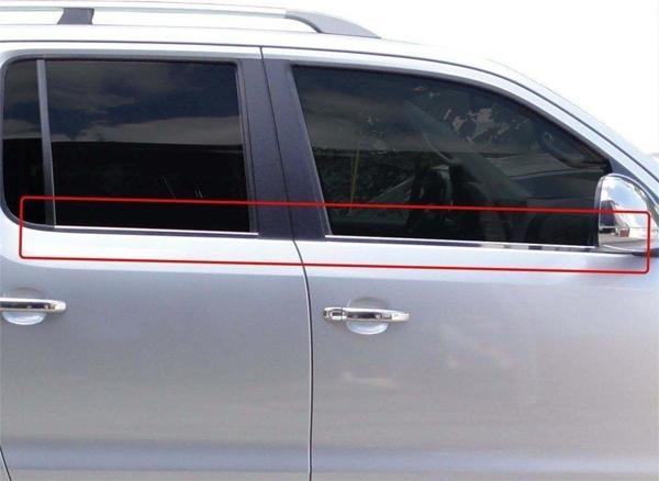 Volkswagen Amarok Uyumlu Cam Çıtası 4 Parça  Krom 2010-2016 - Image 1