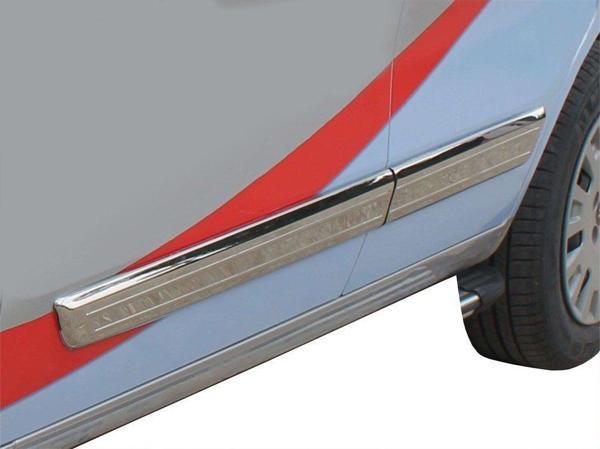 Peugeot Bipper Uyumlu Yan Kapı Çıtası 4 Parça Krom 2008 Ve Sonrası - Image 1