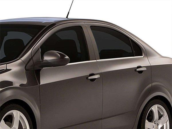 Chevrolet Aveo Uyumlu Cam Çıtası 4 Parça  Krom Sedan 2012 Ve Sonrası - Image 1