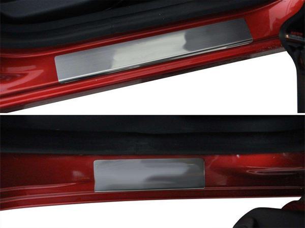Renault Captur Uyumlu Kapı Eşiği 4 Parça Krom (Yazısız) 2013 Ve Sonrası - Image 1