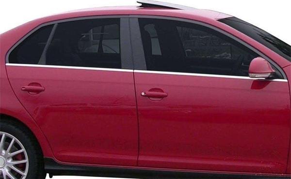 Volkswagen Golf Uyumlu 5 Cam Çıtası 4 Parça  Krom 2004-2009 - Image 1