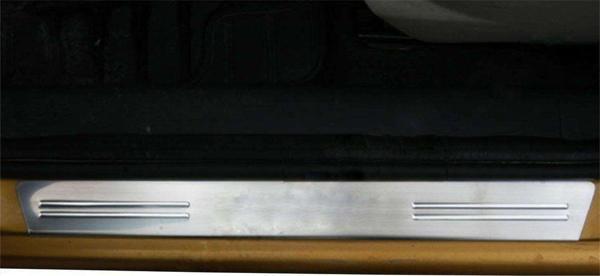 Citroen C3 Uyumlu Kapı Eşiği Coupe 2 Parça Krom 2003-2009 - Image 1
