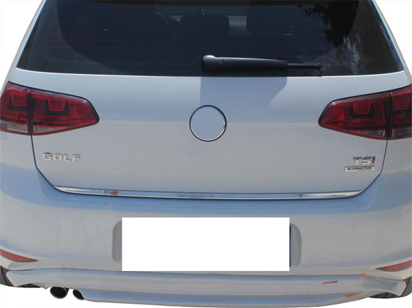 Volkswagen Golf Uyumlu 7 Bagaj Alt Çıta Krom 2013 Ve Sonrası - Image 1