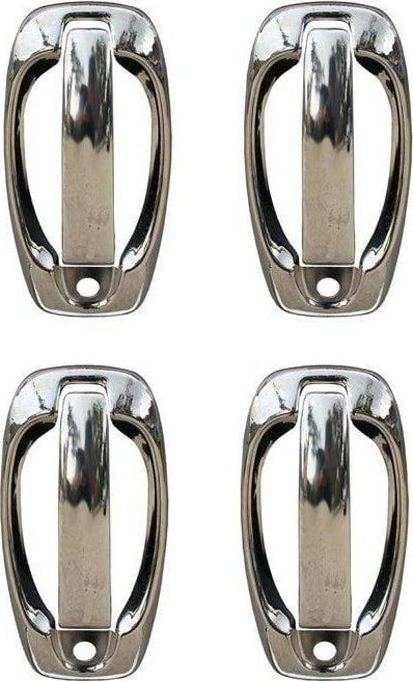Citroen Nemo Uyumlu Kapı Kolu 4 Kapı 8 Parça Krom (Set) 2008 Ve Sonrası - Image 1