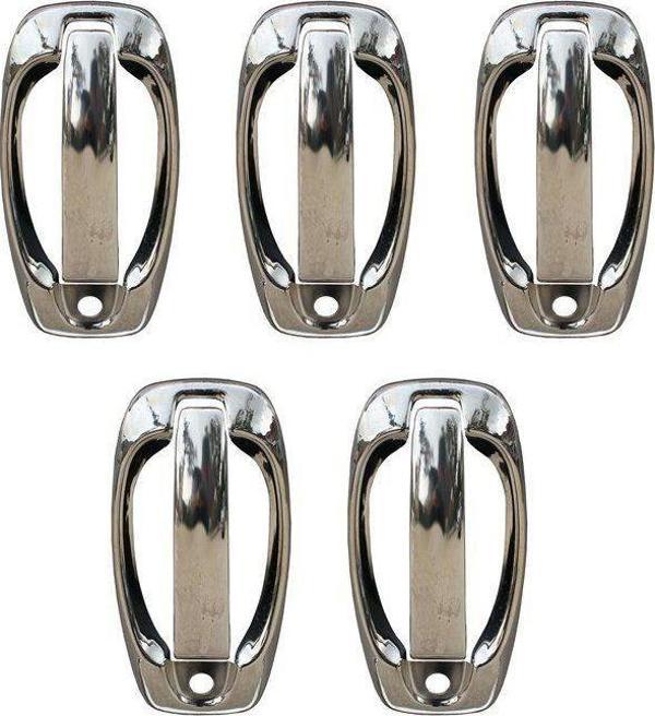 Citroen Nemo Uyumlu Kapı Kolu 5 Kapı 10 Parça Krom (Set) 2008 Ve Sonrası - Image 1