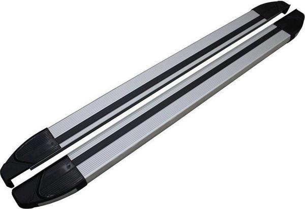 Nissan Qashqai Uyumlu J11 Titan Alüminyum Yan Koruma Gri (+2) - Image 1