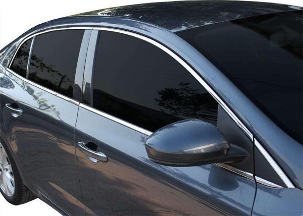 Renault Megane Uyumlu 4 Sedan Cam Çerçevesi 12 Parça Krom 2017 Ve Sonrası - Image 1