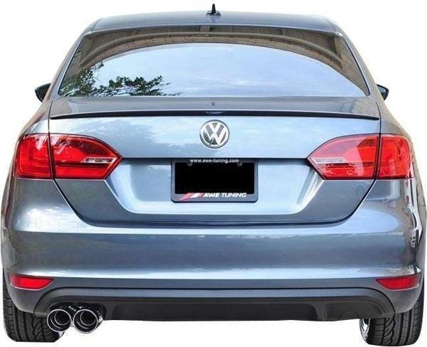 Volkswagen Jetta Uyumlu (2010-2014) Gli Arka Tampon Eki - Difüzör (Plastik) - Image 1