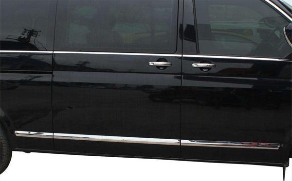 Volkswagen Transporter Uyumlu T6 Yan Kapı Çıtası 5 Parça Krom (K.Ş) 2015 Ve Sonrası - Image 1