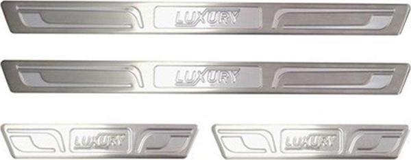 Seat İbiza Uyumlu Luxury Kapı Eşiği 4 Parça Krom 2018 Ve Sonrası - Image 1