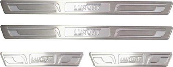 Volkswagen Golf Uyumlu 7 Luxury Kapı Eşiği 4 Parça Krom 2013 Ve Sonrası - Image 1