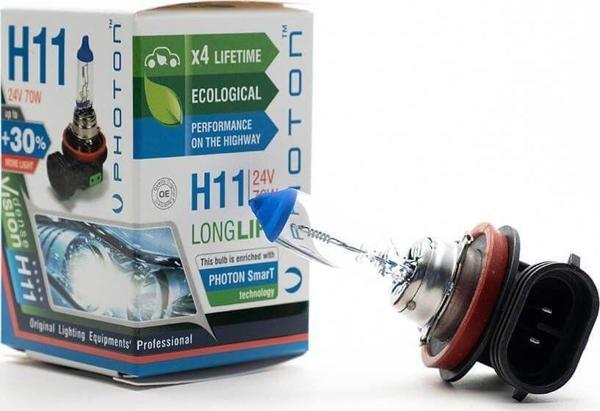 H11 24V Uyumlu 70W Pr Ll 0,3 Fazla Işık - Image 1