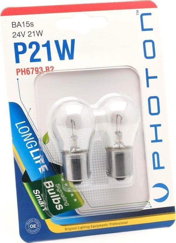 Blister P21W Uyumlu 24V 2'Li Blister - Image 1