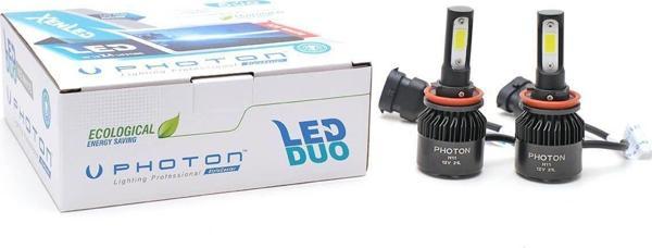 Duo H8-H11-H16 Uyumlu 12V LED Headlıght - Image 1