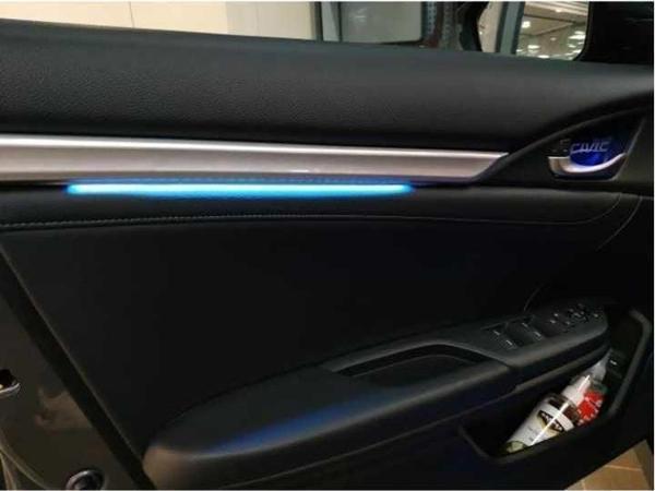 Honda Civic Uyumlu Fc5-Fk7 2016-2020 Işıklı İç Kapı Çıtası 4 Parça Mavi - Image 1